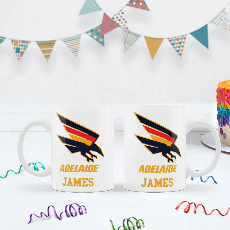 Adelaide Crows Birthday Decorations, Adelaide FC AFL Party Supplies, AFL Clubs Themed, Adelaide Crows Digital Template, Editable Adelaide Crows Image SVG PNG