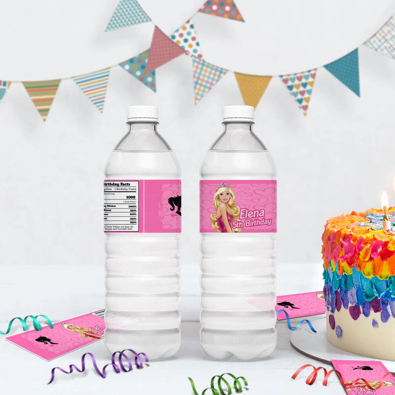 barbie Birthday Decorations, Ken Party Supplies, Play Doll Themed, Barbie Movie Digital Template, Editable Barbie Image SVG PNG