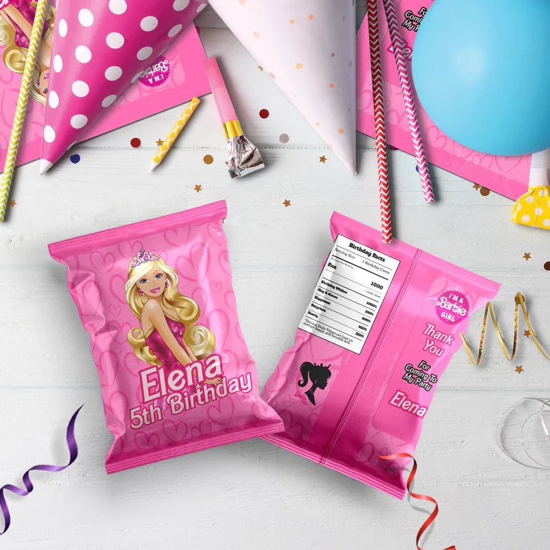 barbie Birthday Decorations, Ken Party Supplies, Play Doll Themed, Barbie Movie Digital Template, Editable Barbie Image SVG PNG