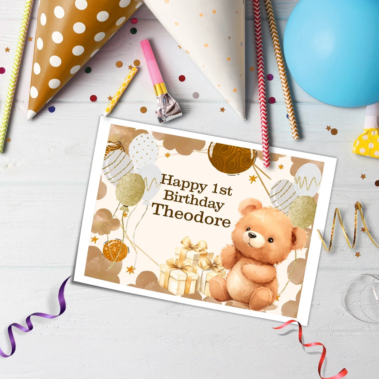Best Bear Personalized Icing Sheet Cake Topper Images