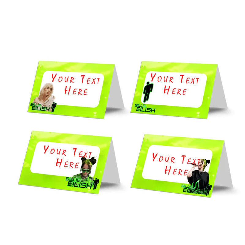 Billie Eilish Food Cards