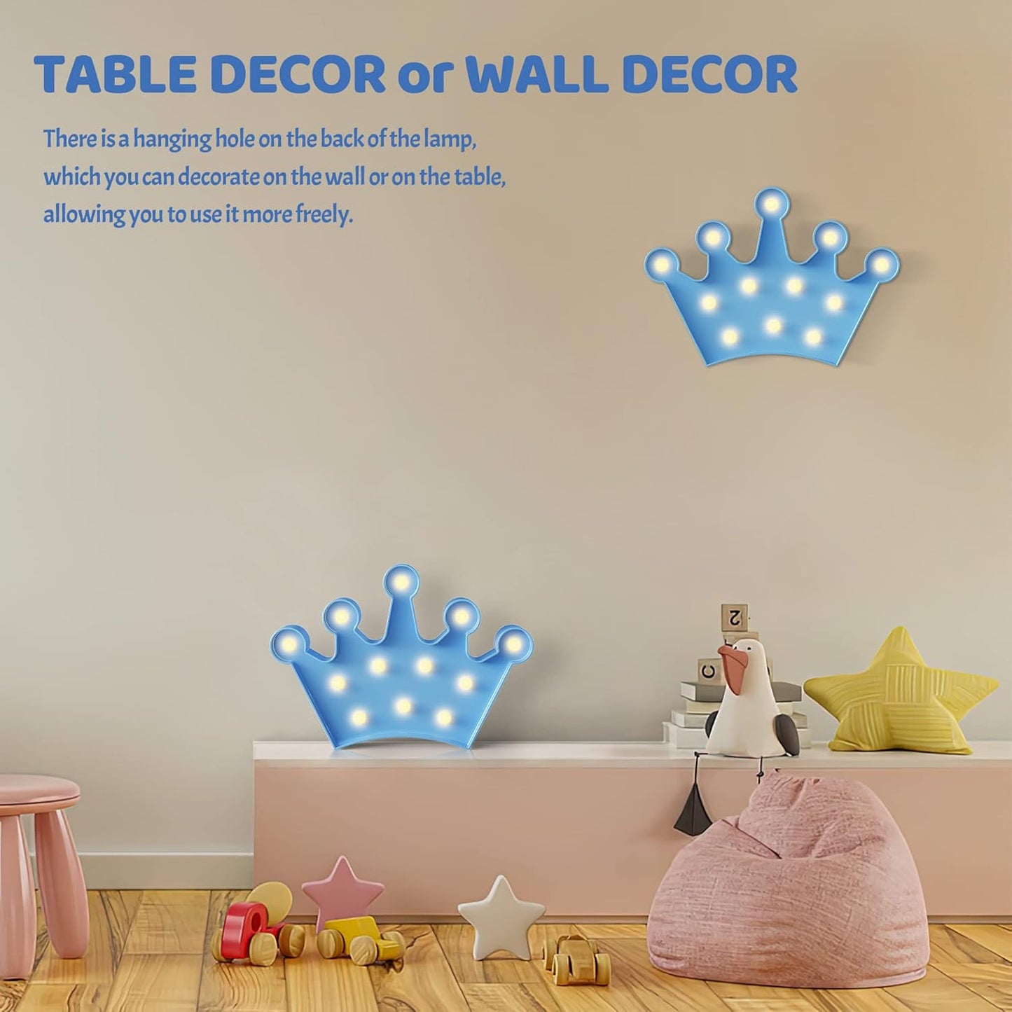 LED Crown Light for Parties & Events | Royal Decoration