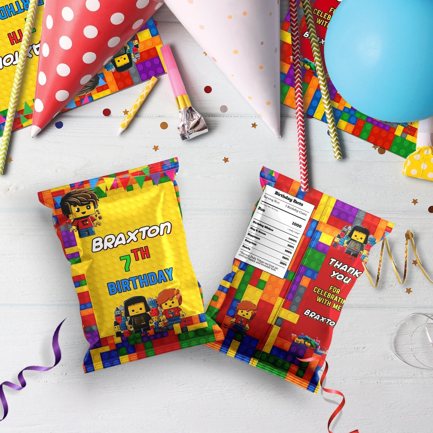 Lego City Birthday Decorations, Building Blocks Party Supplies, Bricks, Lego, Brick SVG