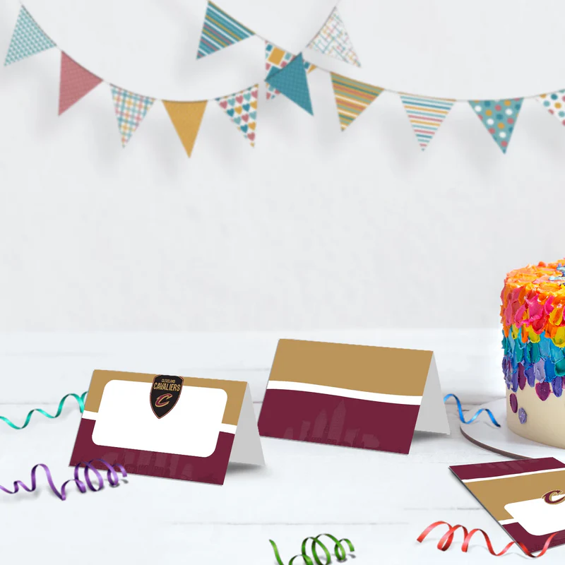 Cleveland Basketball Birthday Decorations, The Cavs Party Supplies, NBA Basketball Team Themed, Cleveland Cavaliers Digital Template, Editable Cleveland Cavaliers Image SVG PNG