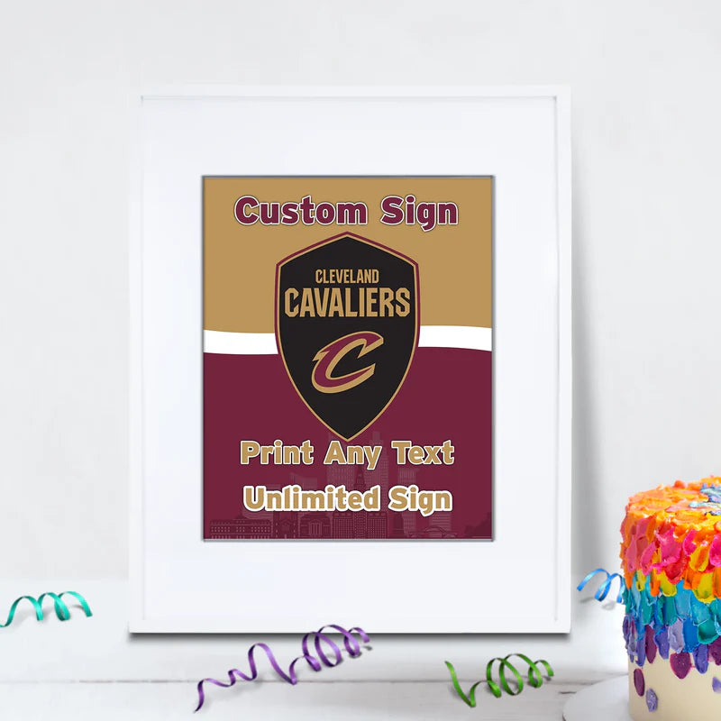 Cleveland Basketball Birthday Decorations, The Cavs Party Supplies, NBA Basketball Team Themed, Cleveland Cavaliers Digital Template, Editable Cleveland Cavaliers Image SVG PNG