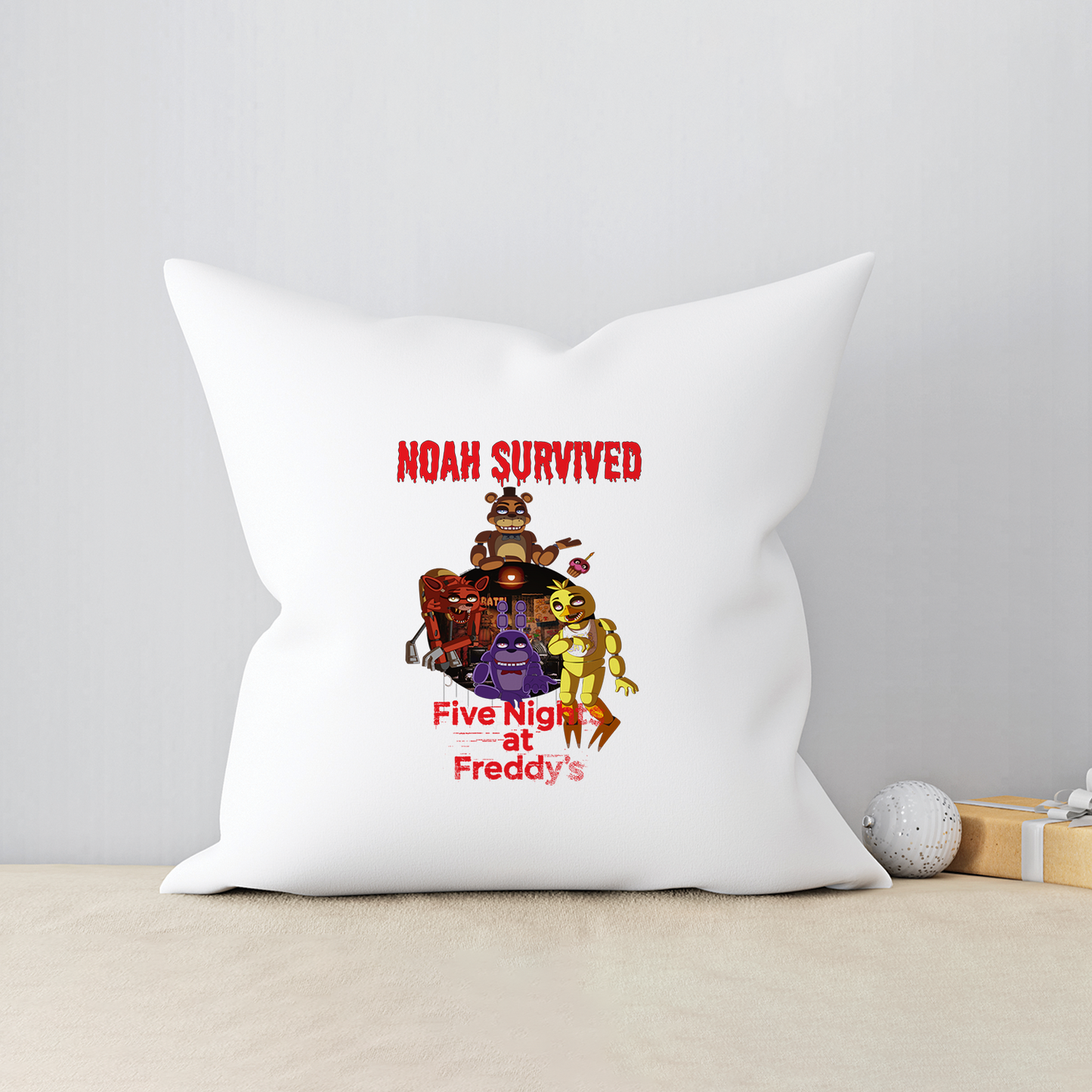 FNAF Birthday Decorations, FNAF Game Party Supplies, FNF vs FNAF Themed, FNAF Video Game Digital Template, Editable FNAF - Five Nights At Freddy's Image SVG PNG