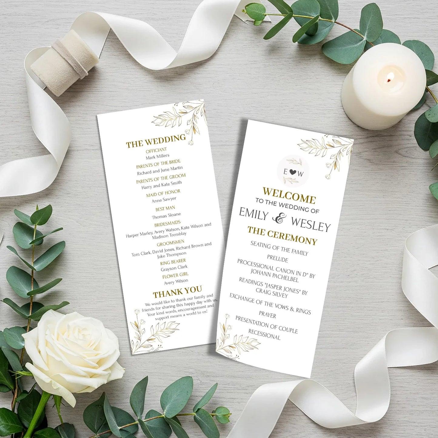 Gold Flower DIY Wedding, Gold Foil Wedding Party Supplies, Golden Flower Themed, Gold Wild Digital Template, Editable Gold Wild Flower Image SVG PNG