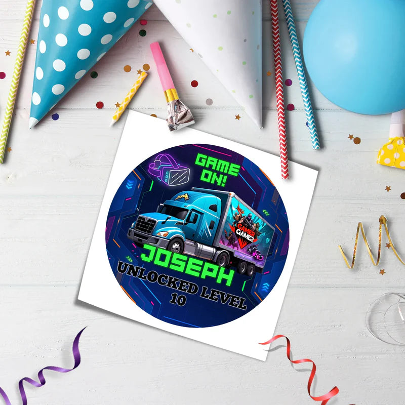 Buy Game Truck Icing Sheet Cake Images – Personalized Edible Prints