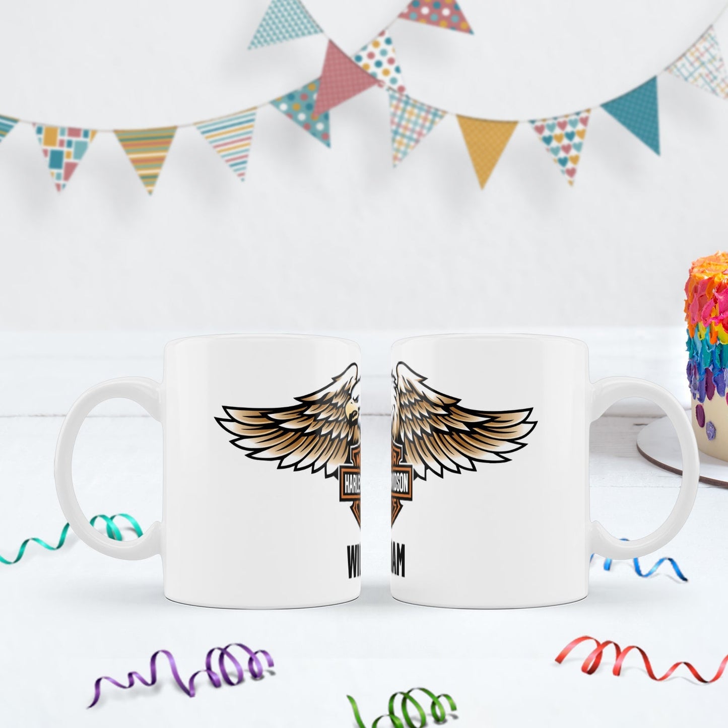 Harley Davidson Birthday Decorations, Harley Davidson Party Supplies, Harley Davidson Themed, Harley Davidson Digital Template, Editable Harley Davidson Image SVG PNG