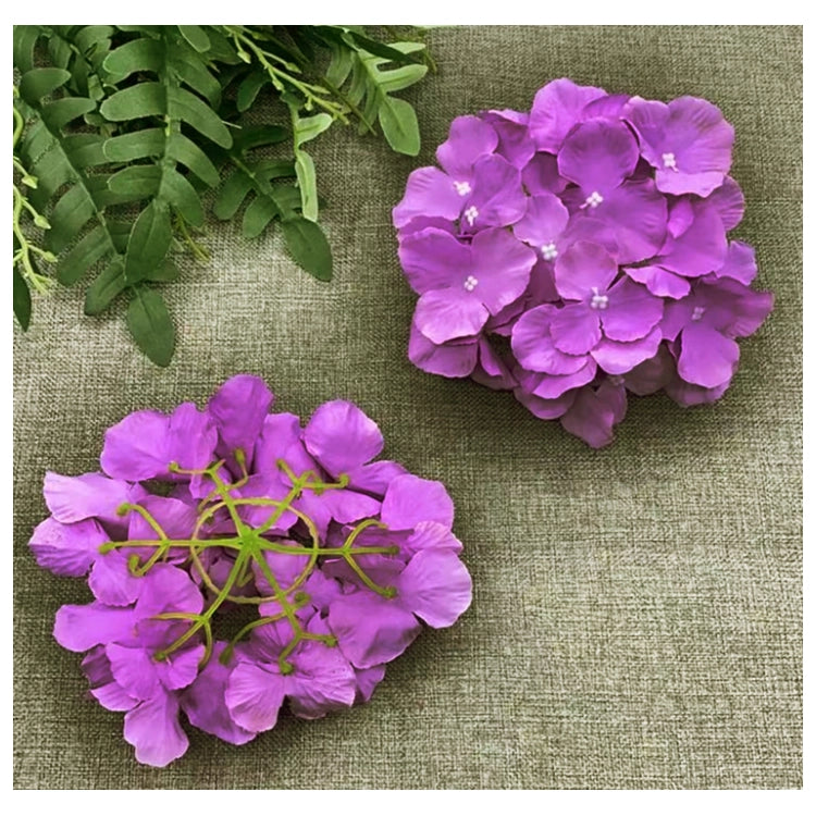 Large Purple Hydrangea Artificial Flower Cake Topper | Flower Head Cake Decoration