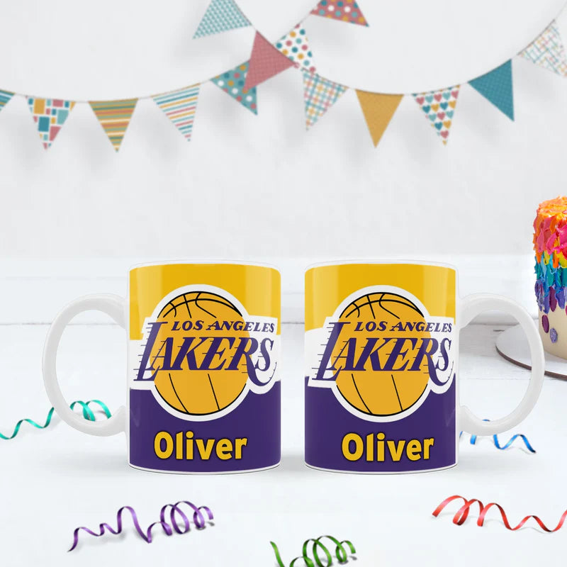 LA Lakers Birthday Decorations, NBA Team Party Supplies, Basketball Themed, Los Angeles Lakers Digital Template, Editable LA Lakers Image SVG PNG