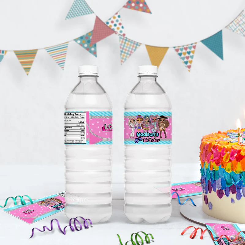 LOL Dolls Birthday Decorations, LOL Surprise Dolls Party Supplies, LOL Toys Themed, LOL Dolls Digital Template, Editable LOL Dolls Image SVG PNG
