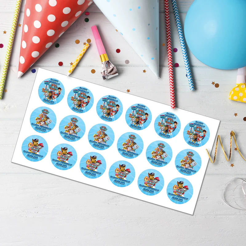 Paw Patrol Cupcake Toppers Printable