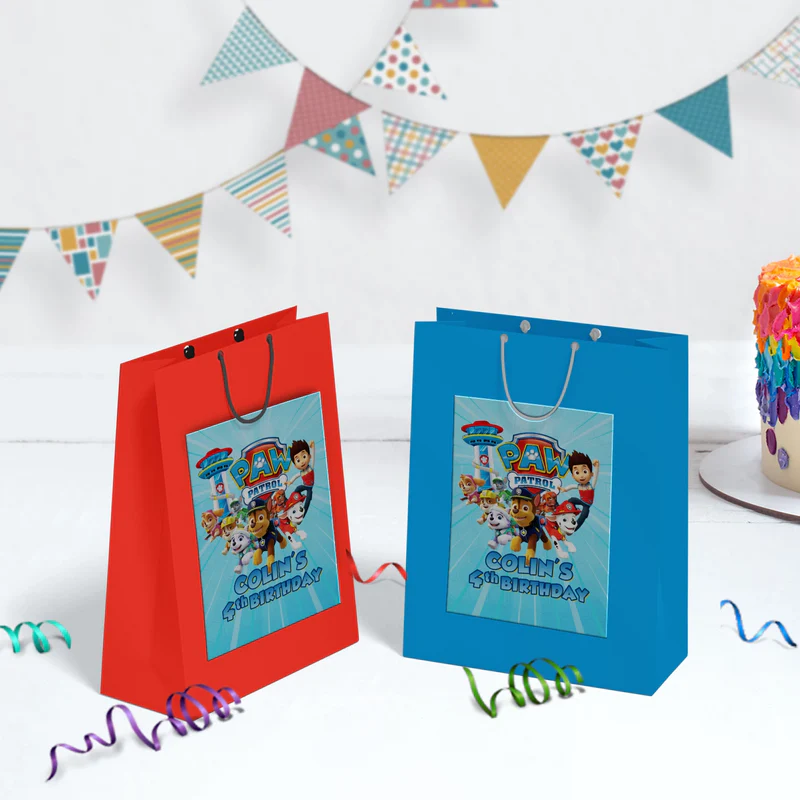 Paw Patrol Birthday Decorations, Rocky Zuma Party Supplies, Rubble & Crew Themed, Paw Patrol Digital Template, Editable Paw Patrol Image SVG PNG