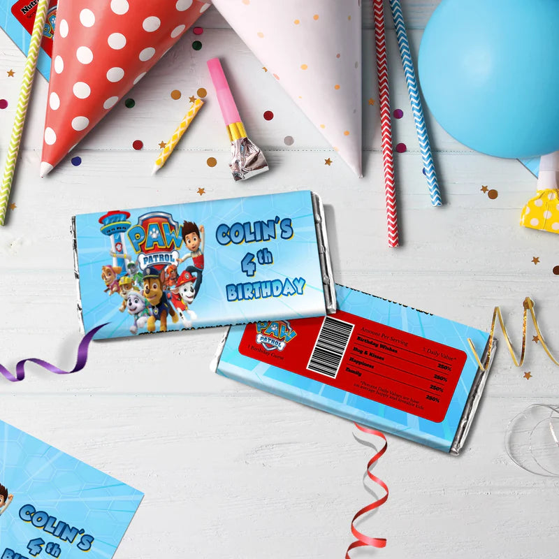 Paw Patrol Birthday Decorations, Rocky Zuma Party Supplies, Rubble & Crew Themed, Paw Patrol Digital Template, Editable Paw Patrol Image SVG PNG