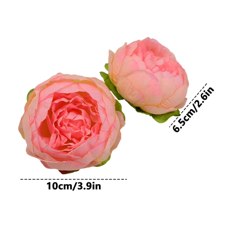 Large Pink Peony Artificial Flower Cake Topper | Flower Head Cake Decoration