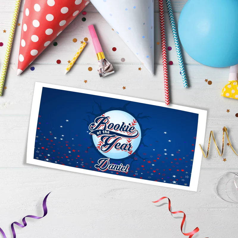 Rookie of The Year Birthday Decorations, MVP Sport Party Supplies, Baseball Themed, Rookie of the Year Digital Template, Editable Rookie of the Year Image SVG PNG