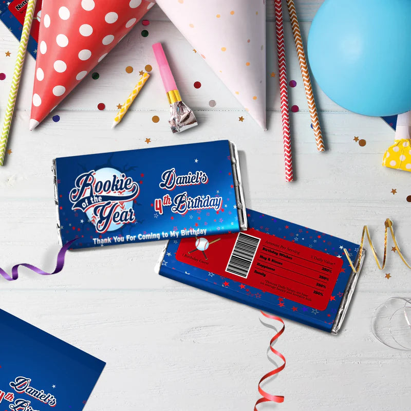 Rookie of The Year Birthday Decorations, MVP Sport Party Supplies, Baseball Themed, Rookie of the Year Digital Template, Editable Rookie of the Year Image SVG PNG
