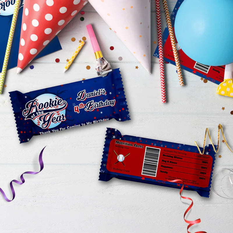 Rookie of The Year Birthday Decorations, MVP Sport Party Supplies, Baseball Themed, Rookie of the Year Digital Template, Editable Rookie of the Year Image SVG PNG