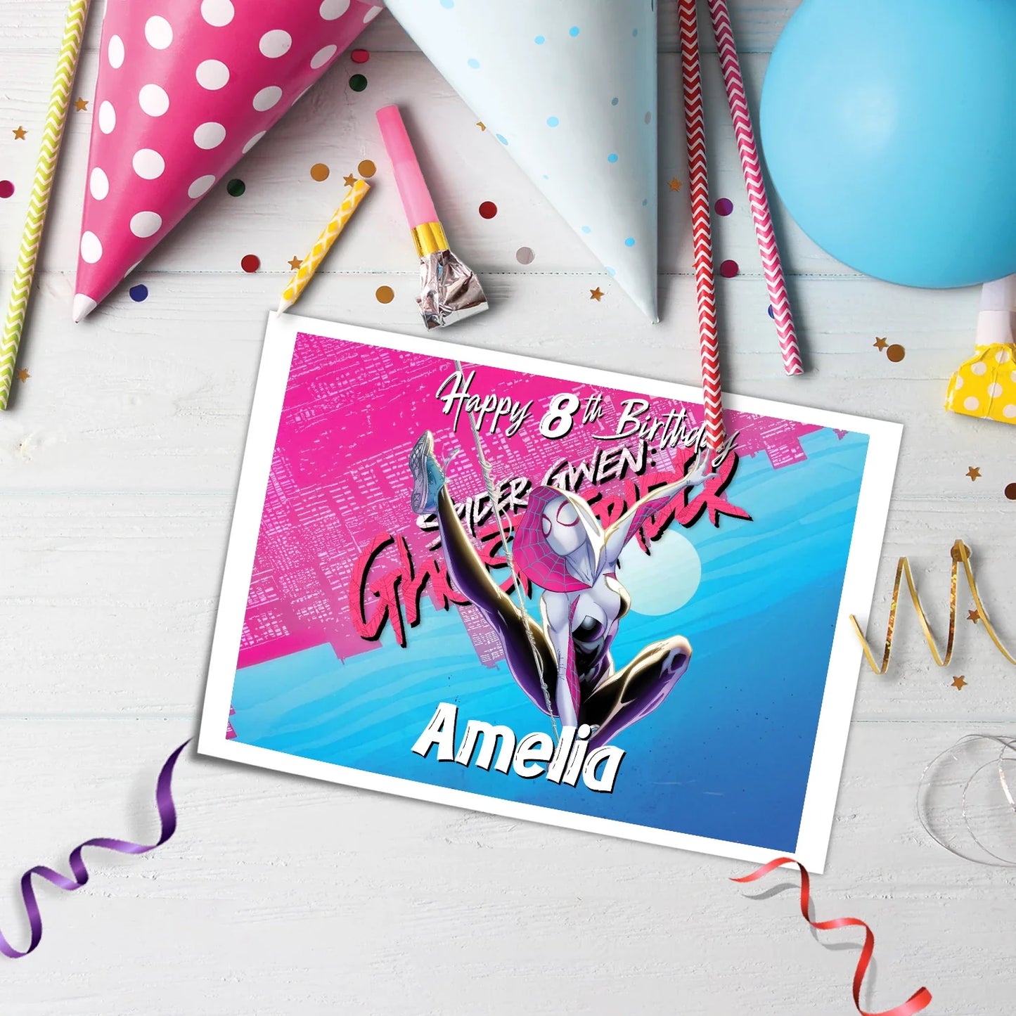 Best Spider-Woman Personalized Icing Sheet Cake Topper Images