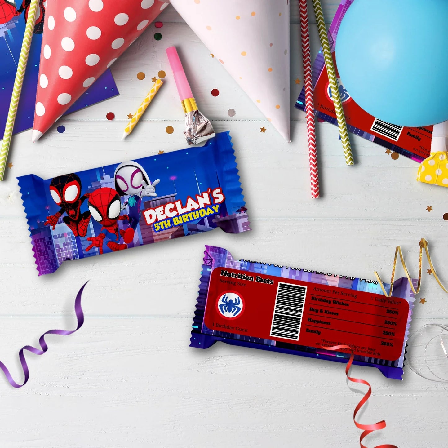 Spidey Preschool Movies Birthday Decorations, Spidey, Spin, Ghost Spider Party Supplies, Marvel Superhero Themed, Spider-Man Digital Template, Editable Spidey and His Amazing Friends Image SVG PNG