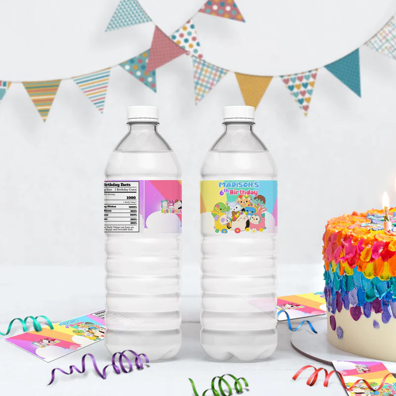 Squishmallows Birthday Decorations, Squishmallows Party Supplies, Squishmallows Themed, Squishmallows Digital Template, Editable Squishmallows Image SVG PNG