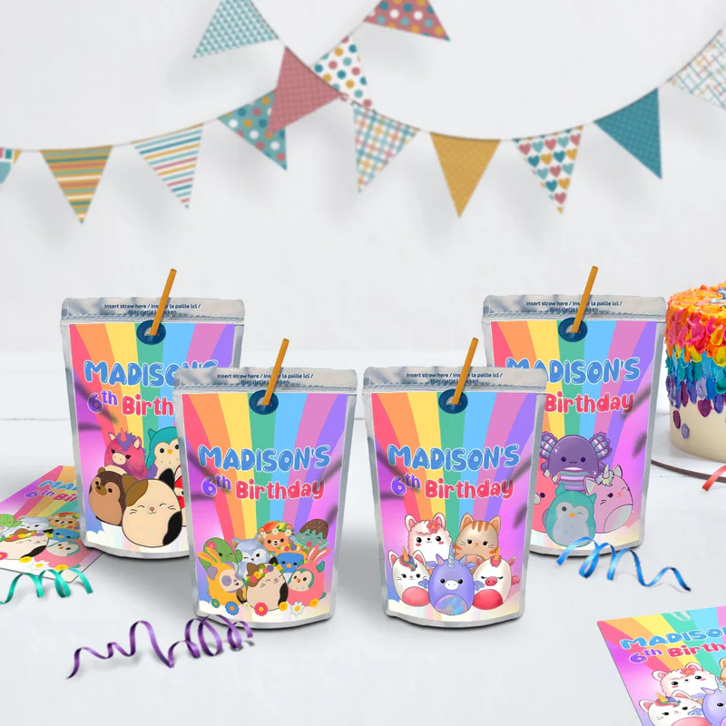 Squishmallows Birthday Decorations, Squishmallows Party Supplies, Squishmallows Themed, Squishmallows Digital Template, Editable Squishmallows Image SVG PNG