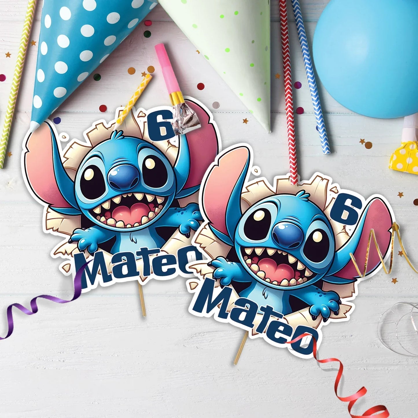 Lilo & Stitch Birthday Decorations, Disney Stitch Party Supplies, Stitch Birthday Themed, Stitch Movie Digital Template, Editable Stitch Image SVG PNG