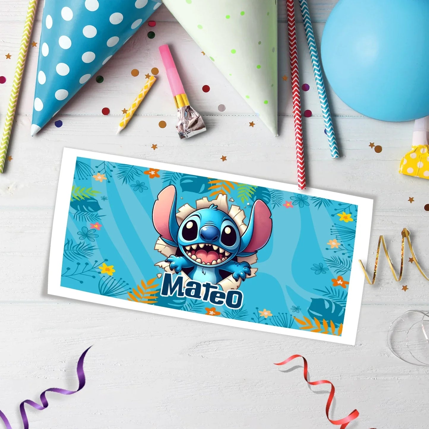 Lilo & Stitch Birthday Decorations, Disney Stitch Party Supplies, Stitch Birthday Themed, Stitch Movie Digital Template, Editable Stitch Image SVG PNG
