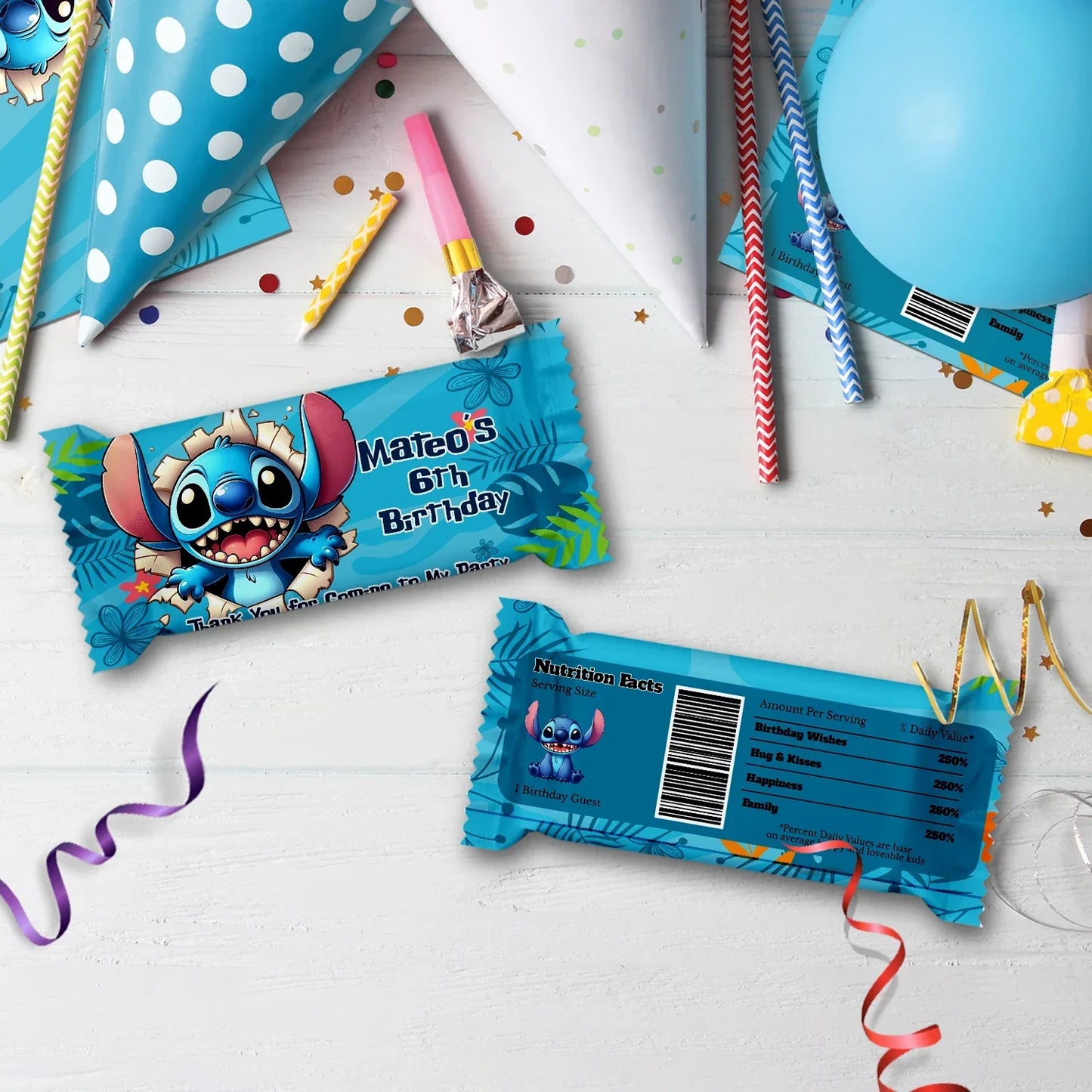 Lilo & Stitch Birthday Decorations, Disney Stitch Party Supplies, Stitch Birthday Themed, Stitch Movie Digital Template, Editable Stitch Image SVG PNG