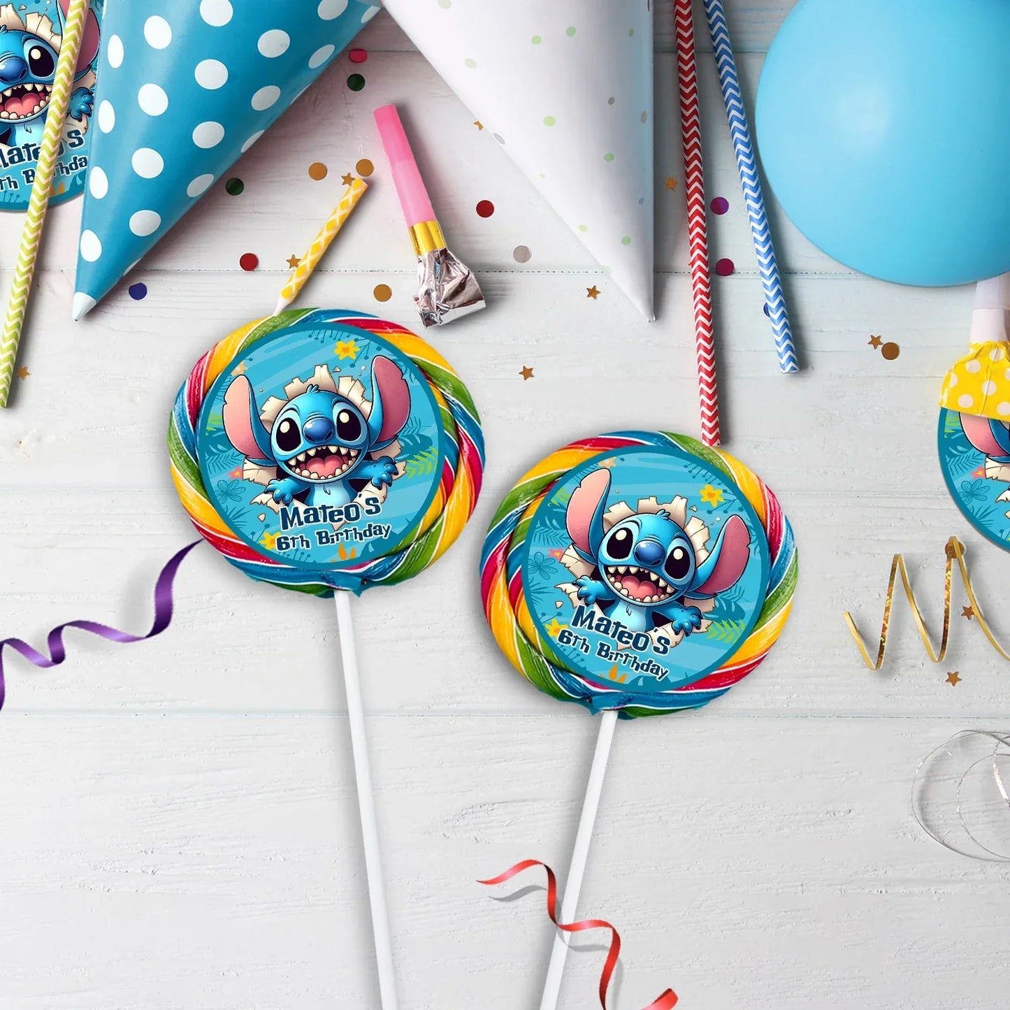 Lilo & Stitch Birthday Decorations, Disney Stitch Party Supplies, Stitch Birthday Themed, Stitch Movie Digital Template, Editable Stitch Image SVG PNG