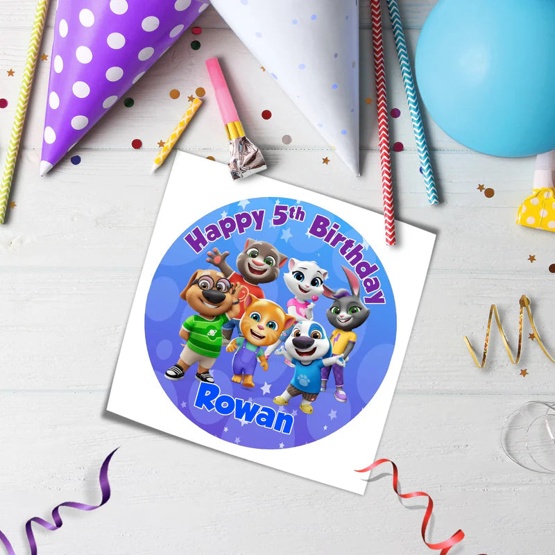Buy Talking Tom Personalized Icing Sheet Cake Images