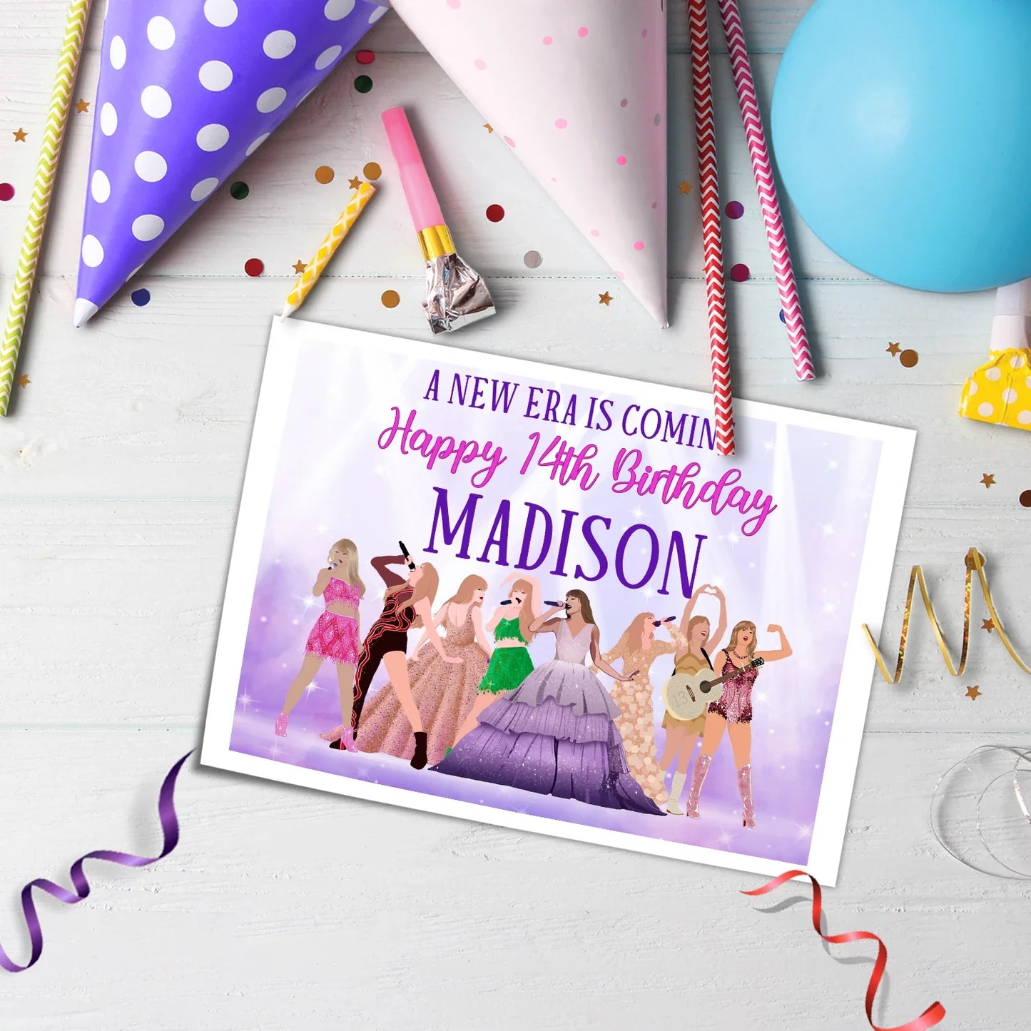 Taylor Swift Custom Edible Sheet Cake Topper