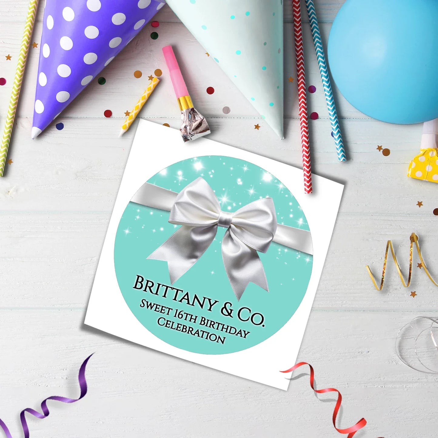 Tiffany & CO Inspired Personalized Icing Sheet Cake Image Custom DIY