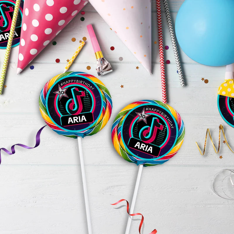 Tiktok Birthday Decorations, Tik tok Party Supplies, tiktok live Themed, tiktok Digital Template, Editable Tiktok Image SVG PNG