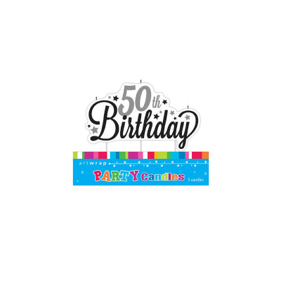 50th Birthday Candle