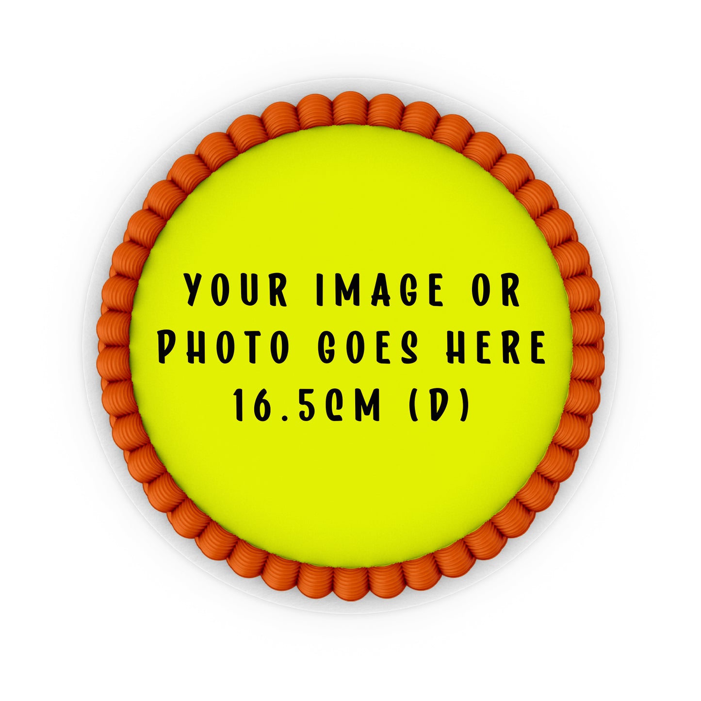 Custom Image - Edible Icing Image 16.5cm (Diameter)