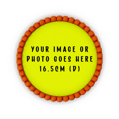 Custom Image - Edible Icing Image 16.5cm (Diameter)