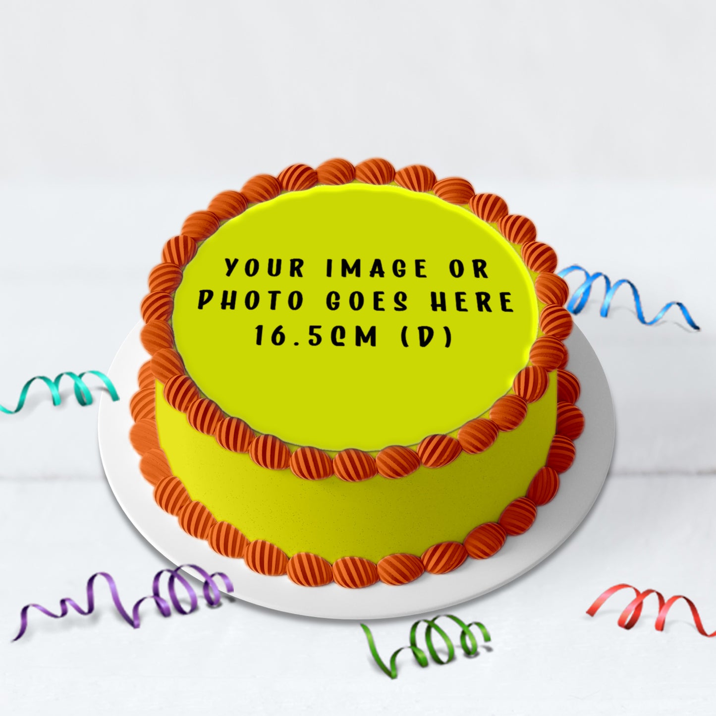 Custom Image - Edible Icing Image 16.5cm (Diameter)