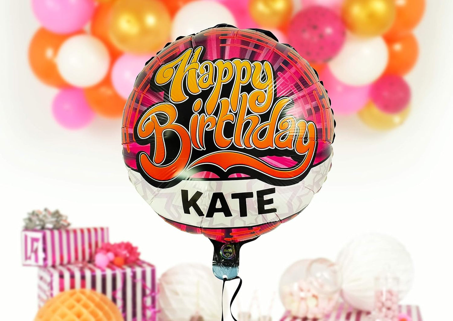 Illooms 22inch/56cm Personalised LED Light Up Balloons