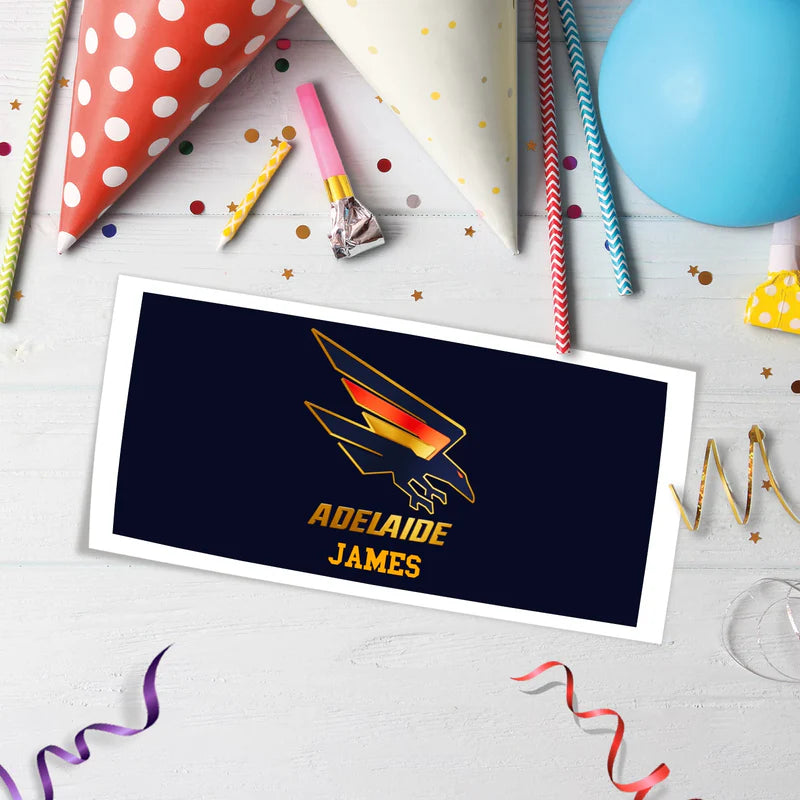Adelaide Crows Birthday Decorations, Adelaide FC AFL Party Supplies, AFL Clubs Themed, Adelaide Crows Digital Template, Editable Adelaide Crows Image SVG PNG