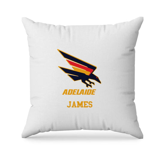Adelaide Crows sublimation pillowcase with team emblem on soft fabric in red and navy pattern