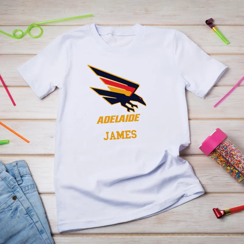 Adelaide Crows Birthday Decorations, Adelaide FC AFL Party Supplies, AFL Clubs Themed, Adelaide Crows Digital Template, Editable Adelaide Crows Image SVG PNG