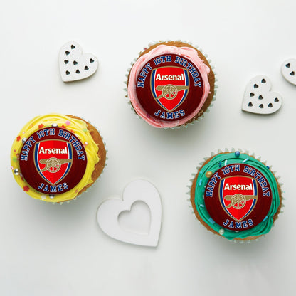 Arsenal FC Birthday Decorations, The Gunners Party Supplies, Arsenal Themed, English Soccer Club Digital Template, Editable Arsenal Image SVG PNG