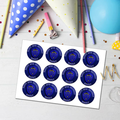 Auckland FC Cupcake Toppers Personalized Soccer Birthday Decorations