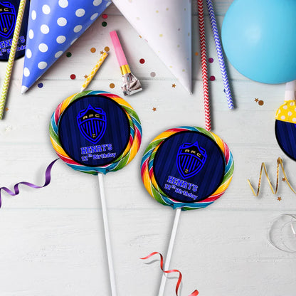 Auckland FC Birthday Decorations, Kiwi Soccer Football Party Supplies, Aucland FC football Themed, All Whites Football Digital Template, Editable Auckland FC Image SVG PNG