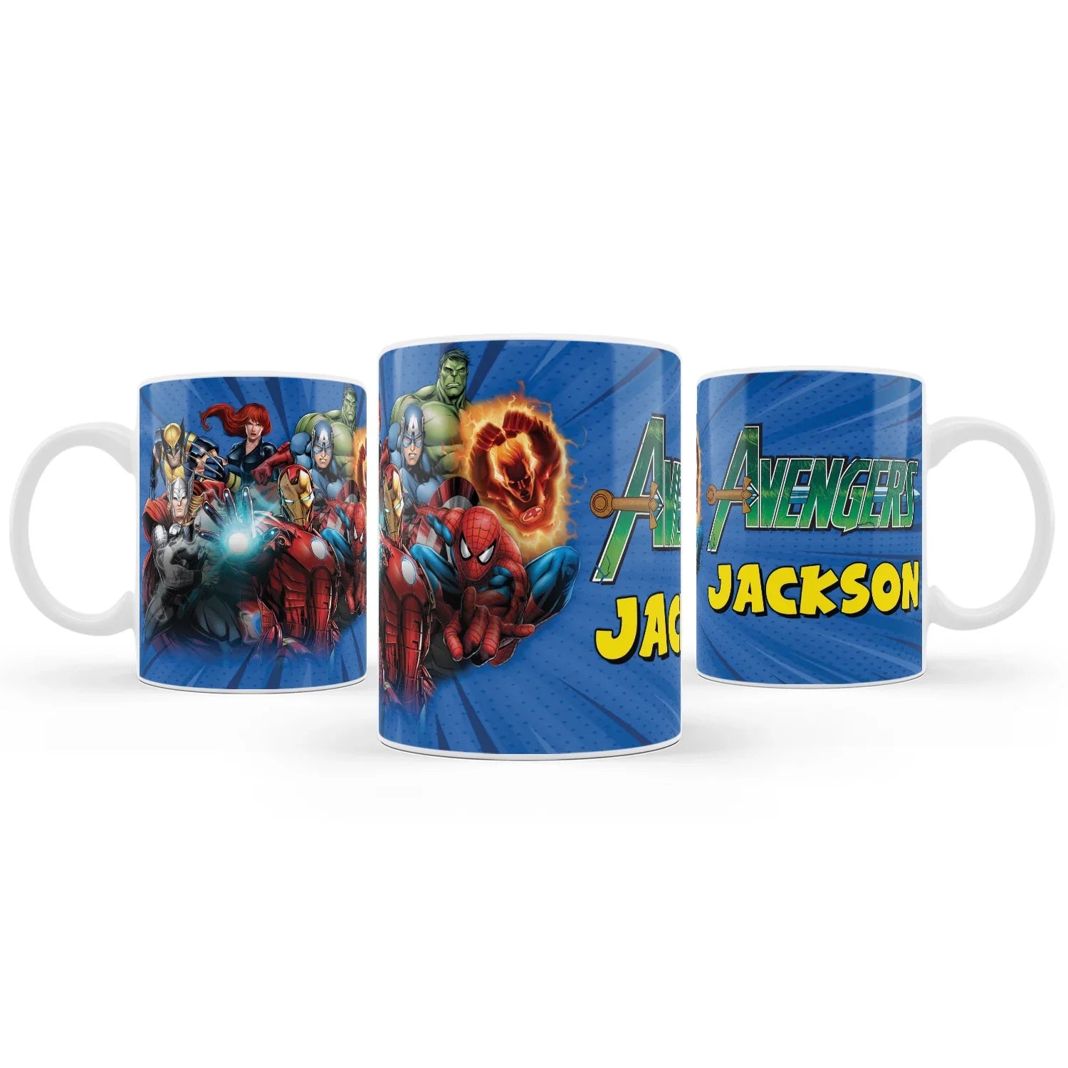 Sublimation Mug with The Avengers design