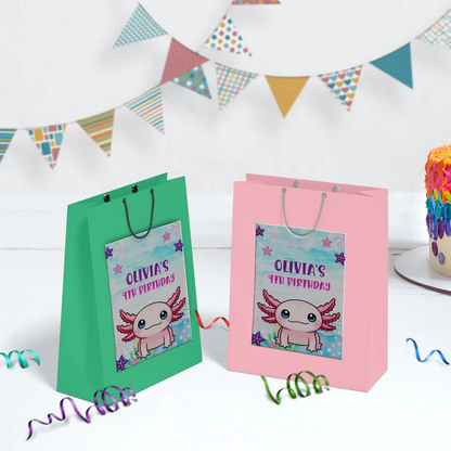 Axolotl Birthday Decorations, Axolotl birthday Party Supplies, Axolotl Themed, Axolotl Digital Template, Editable Axolotl Image SVG PNG