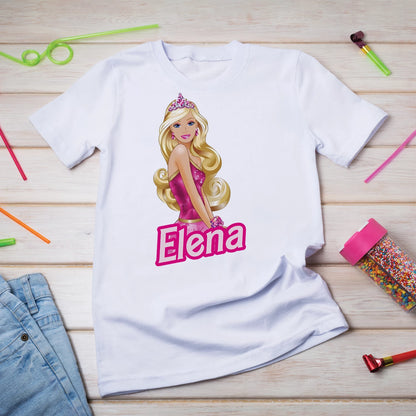 barbie Birthday Decorations, Ken Party Supplies, Play Doll Themed, Barbie Movie Digital Template, Editable Barbie Image SVG PNG