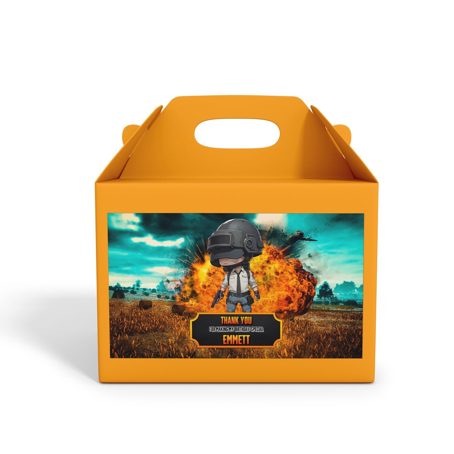 PUBG Treat Box Label